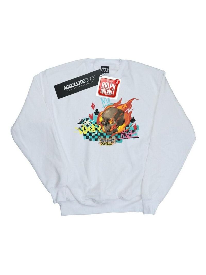 Disney - Sweat WRECK IT RALPH Blanc - Kiabi
