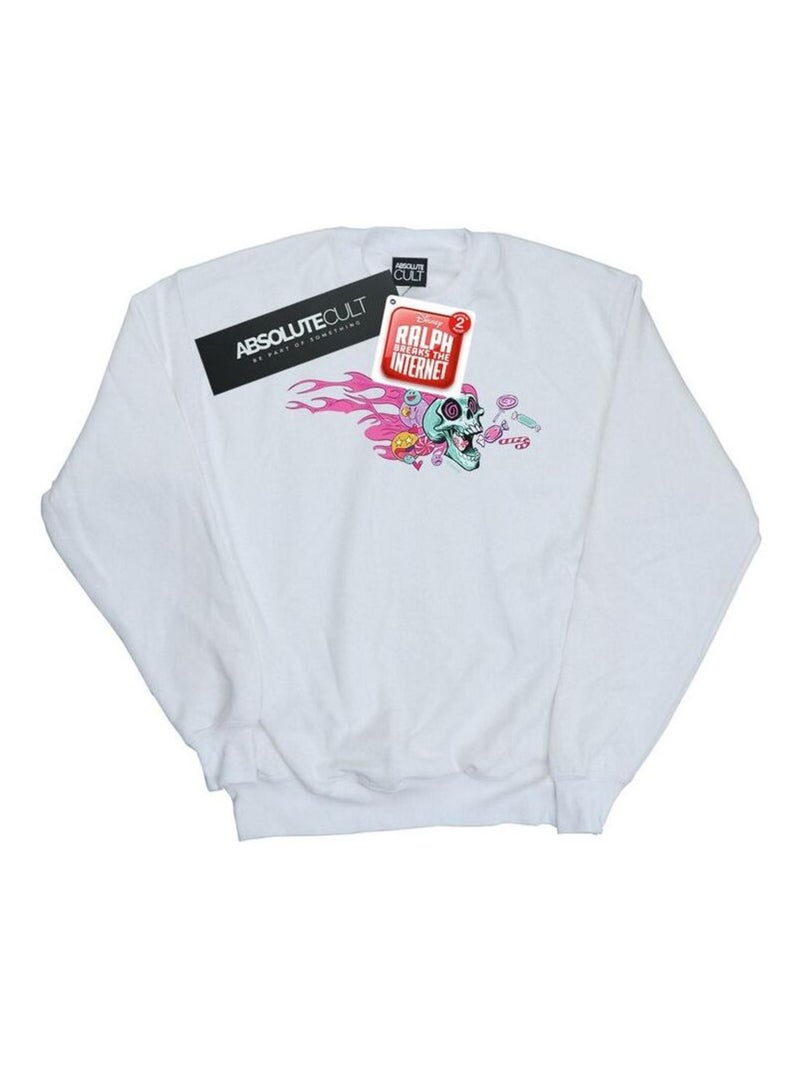 Disney - Sweat WRECK IT RALPH Blanc - Kiabi
