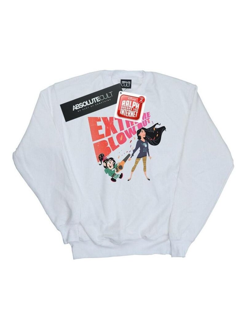 Disney - Sweat WRECK IT RALPH Blanc - Kiabi