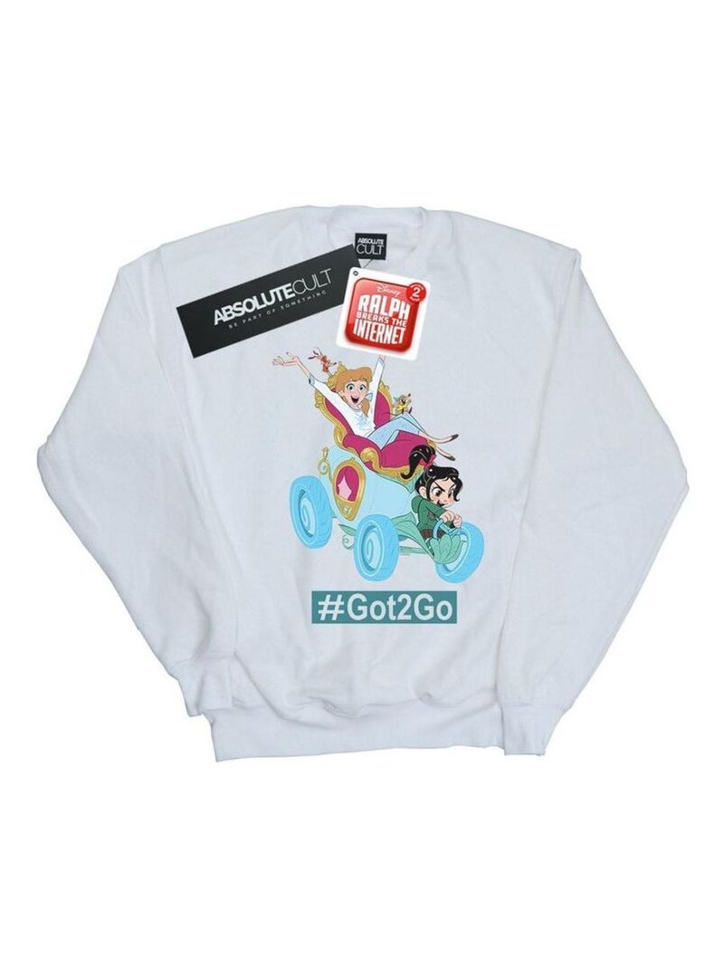 Disney - Sweat WRECK IT RALPH Blanc - Kiabi