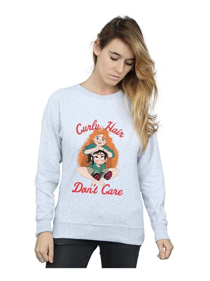 Disney - Sweat WRECK IT RALPH Gris chiné - Kiabi