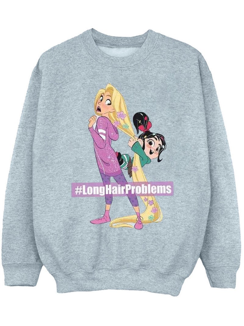 Disney - Sweat WRECK IT RALPH Gris chiné - Kiabi