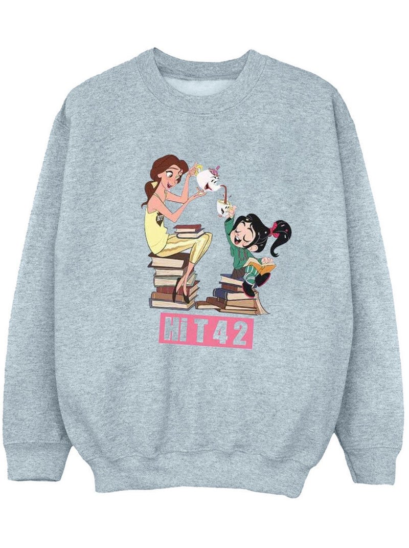 Disney - Sweat WRECK IT RALPH Gris chiné - Kiabi