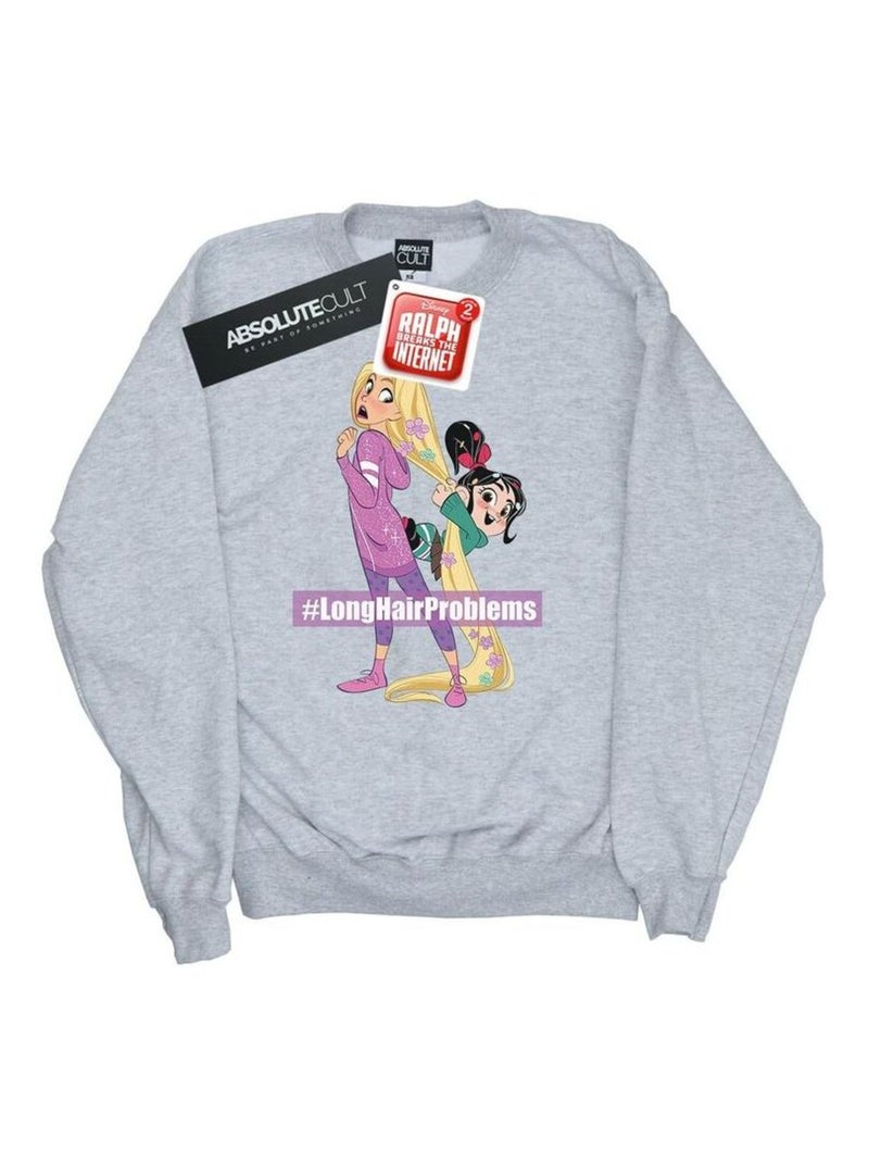 Disney - Sweat WRECK IT RALPH Gris chiné - Kiabi