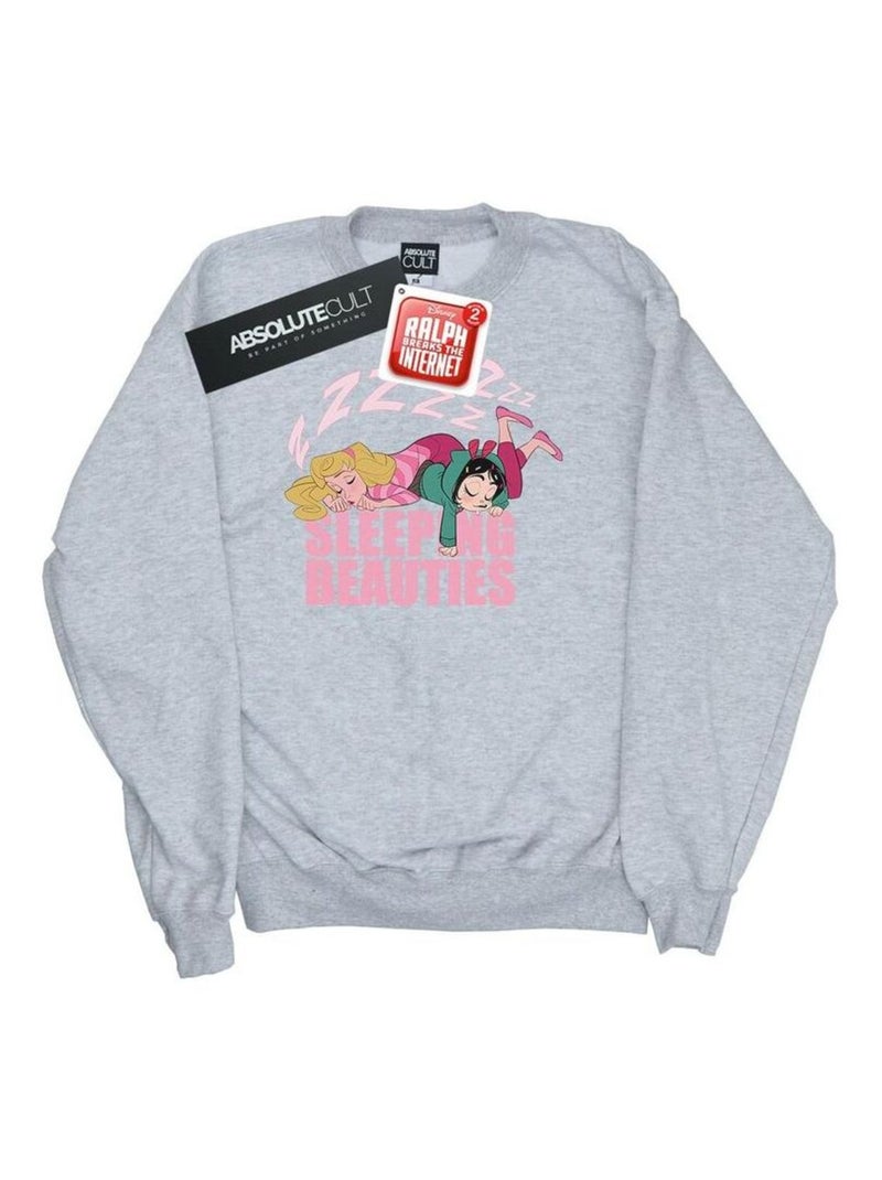 Disney - Sweat WRECK IT RALPH Gris chiné - Kiabi