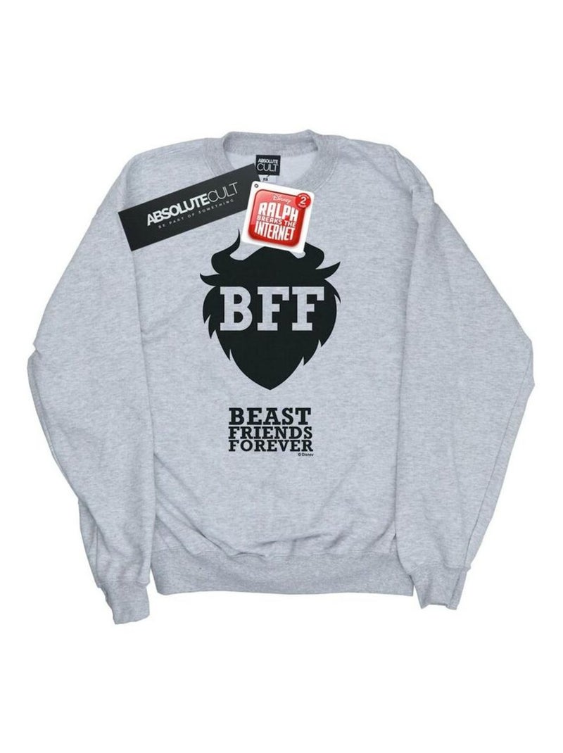 Disney - Sweat WRECK IT RALPH Gris chiné - Kiabi