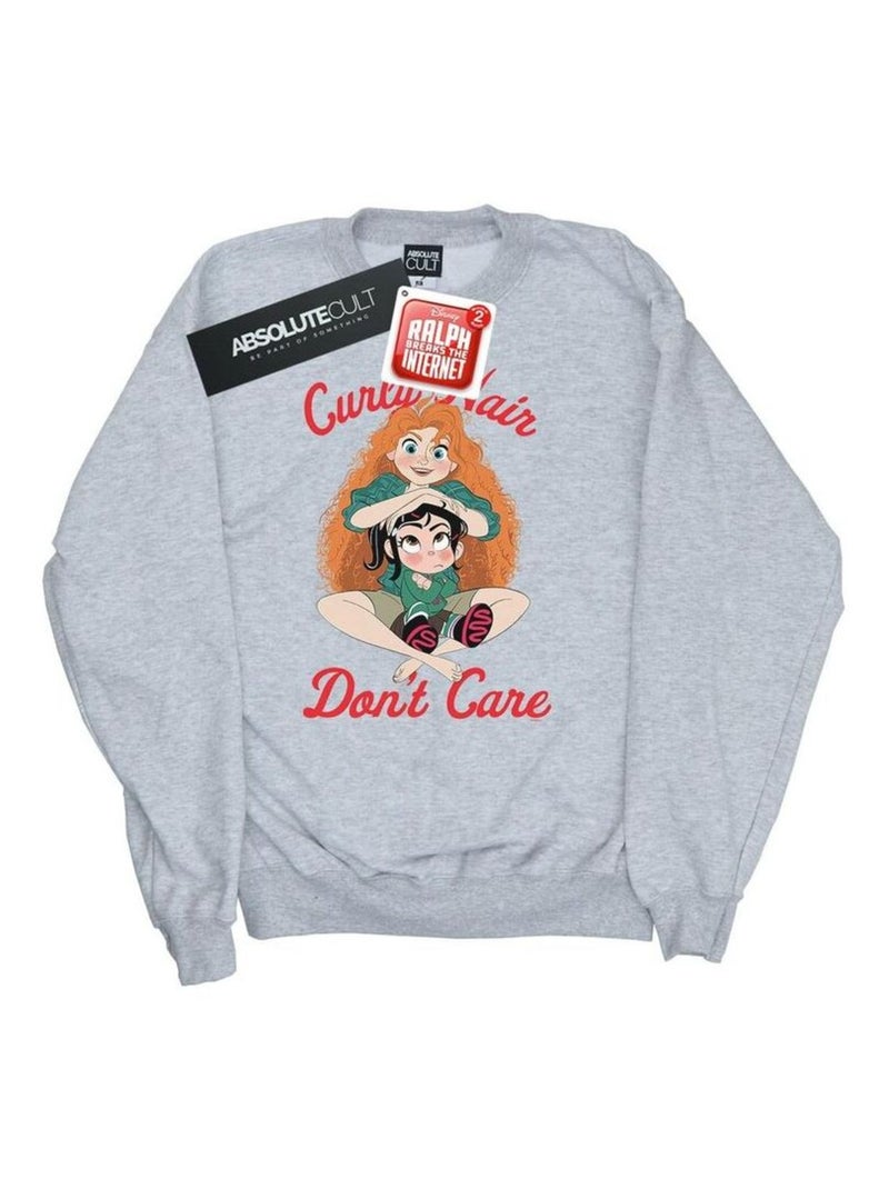 Disney - Sweat WRECK IT RALPH Gris chiné - Kiabi