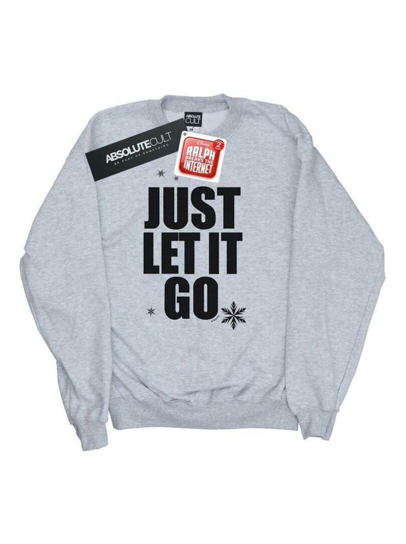 Disney - Sweat WRECK IT RALPH Gris chiné - Kiabi
