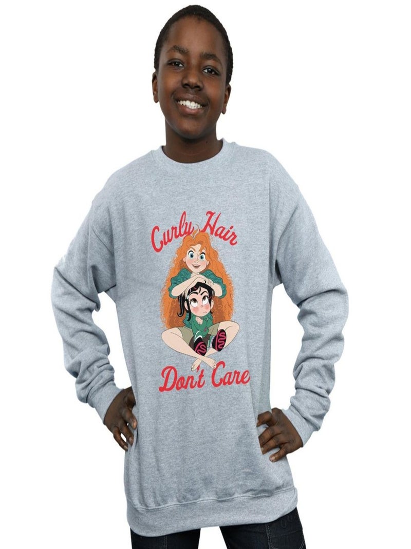 Disney - Sweat WRECK IT RALPH Gris chiné - Kiabi