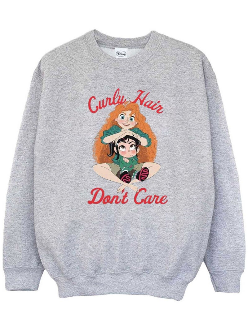 Disney - Sweat WRECK IT RALPH Gris chiné - Kiabi