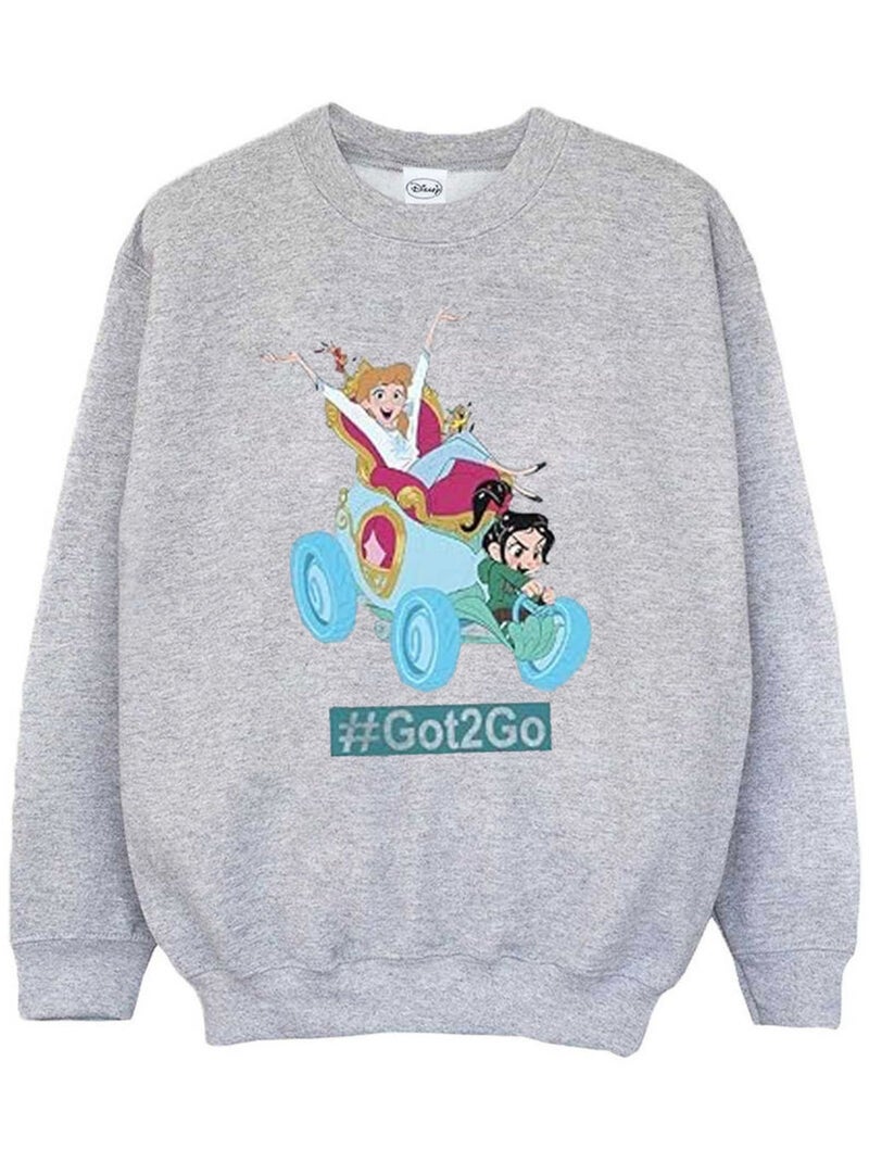 Disney - Sweat WRECK IT RALPH Gris chiné - Kiabi