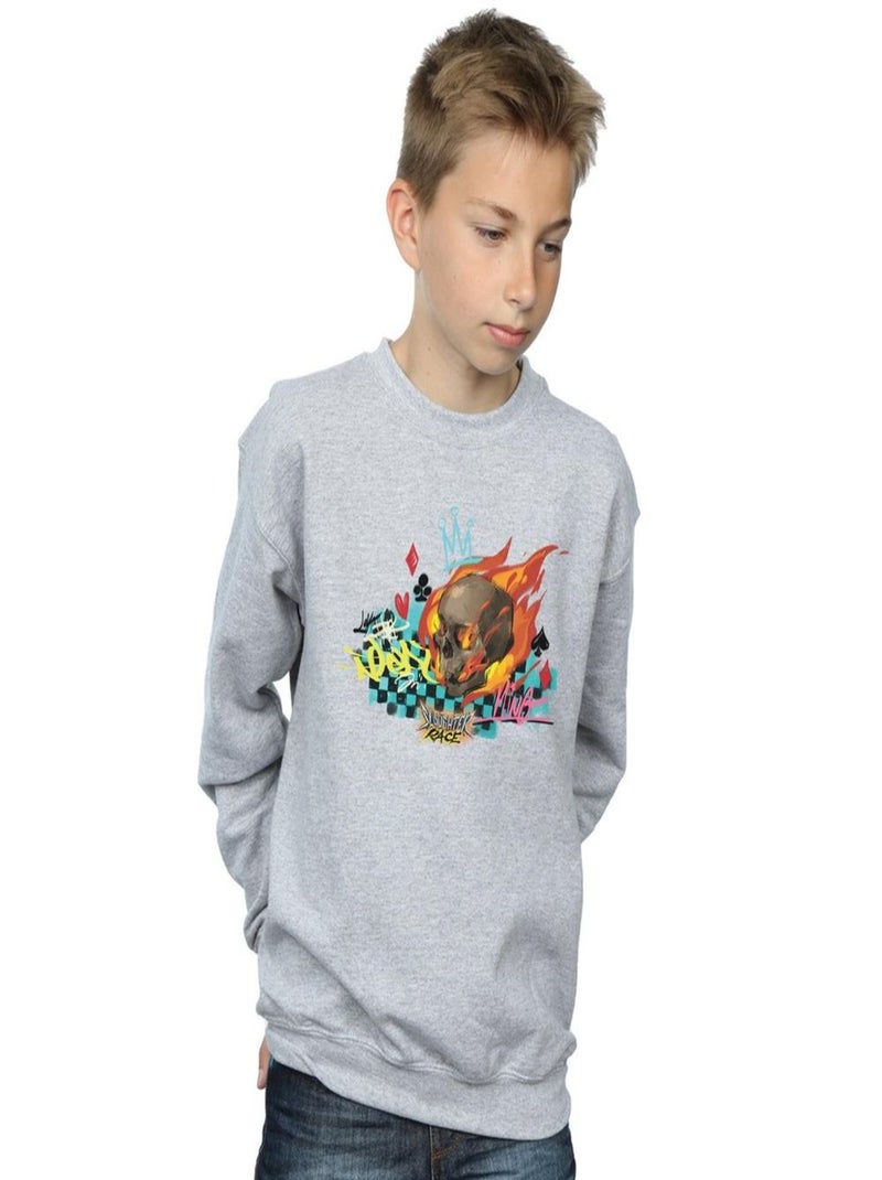 Disney - Sweat WRECK IT RALPH Gris chiné - Kiabi
