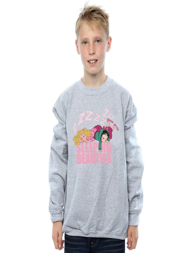 Disney - Sweat WRECK IT RALPH Gris chiné - Kiabi