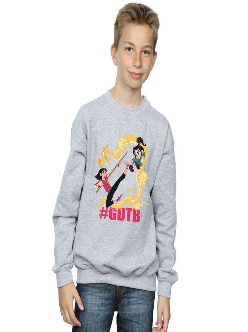 Disney - Sweat WRECK IT RALPH Gris chiné - Kiabi