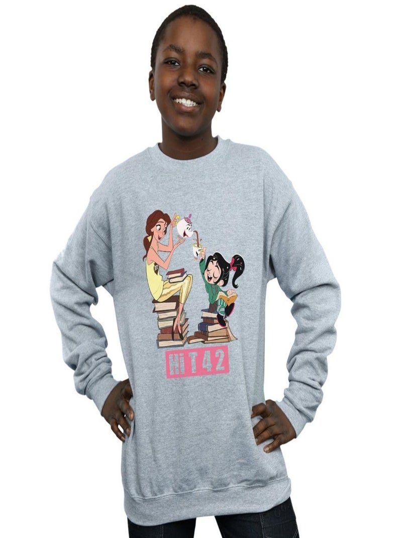 Disney - Sweat WRECK IT RALPH Gris chiné - Kiabi
