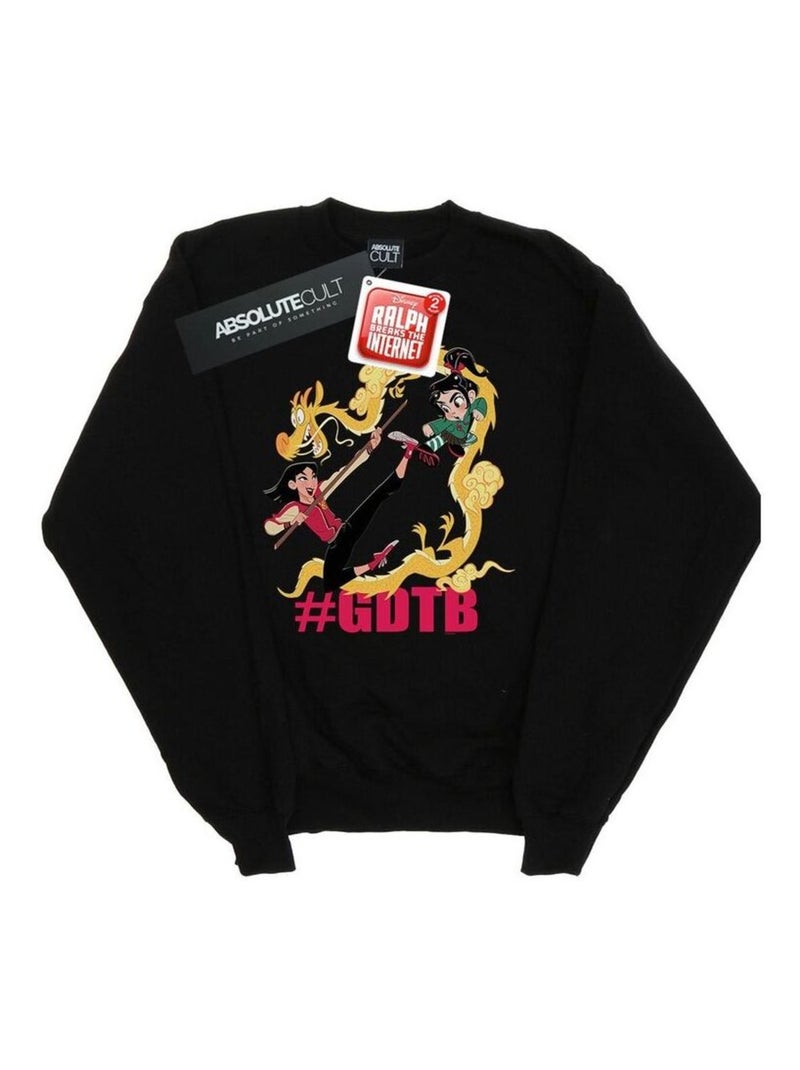 Disney - Sweat WRECK IT RALPH Noir - Kiabi