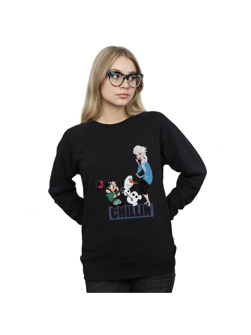 Disney - Sweat WRECK IT RALPH Noir - Kiabi