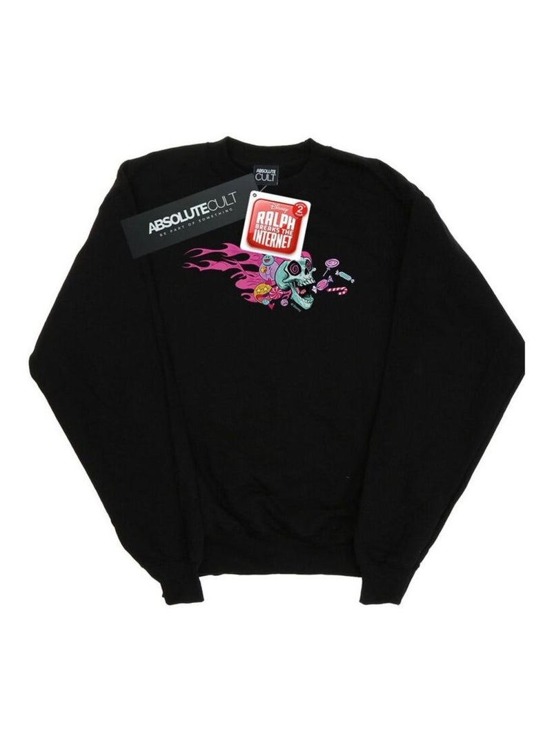 Disney - Sweat WRECK IT RALPH Noir - Kiabi