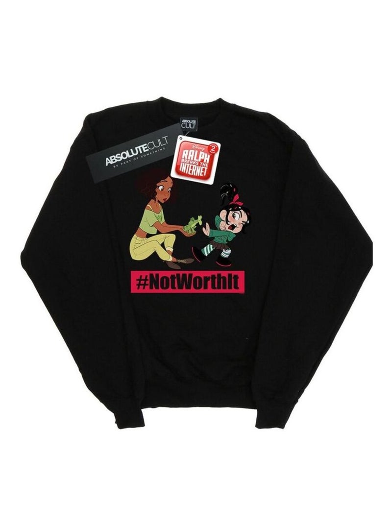 Disney - Sweat WRECK IT RALPH Noir - Kiabi