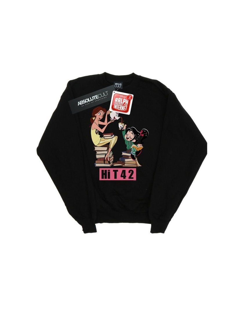 Disney - Sweat WRECK IT RALPH Noir - Kiabi