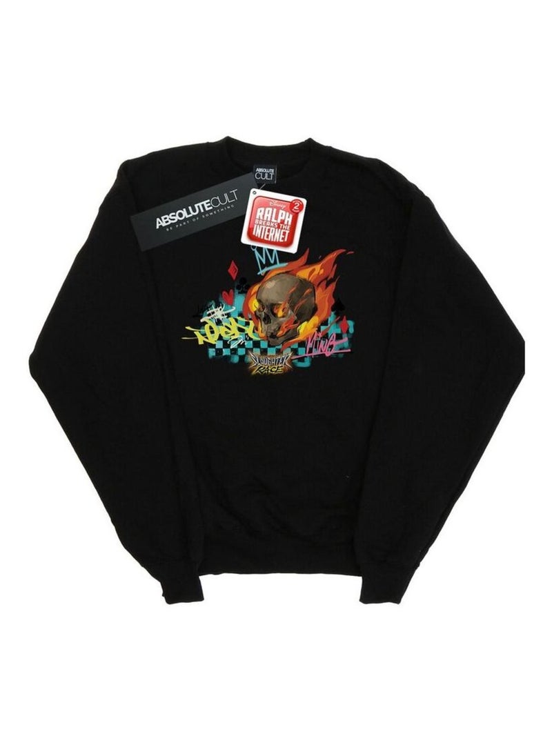 Disney - Sweat WRECK IT RALPH Noir - Kiabi