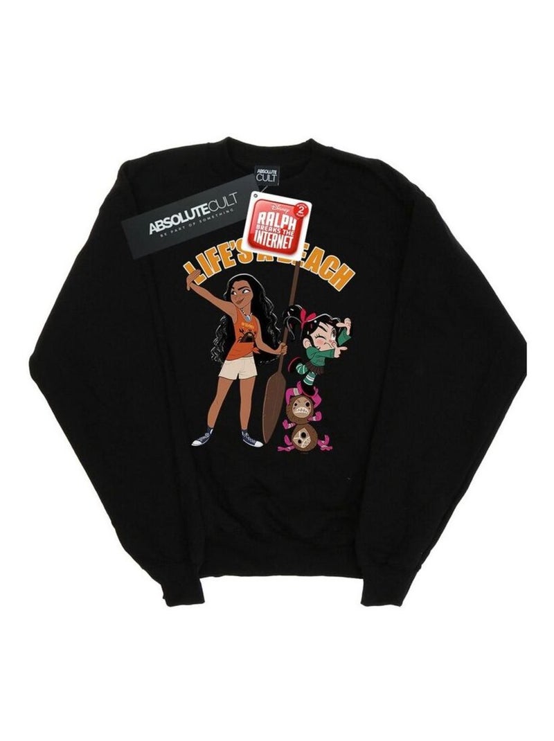Disney - Sweat WRECK IT RALPH Noir - Kiabi