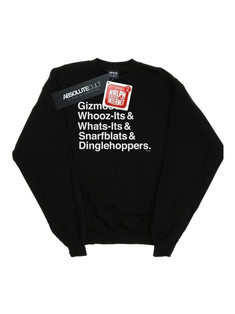 Disney - Sweat WRECK IT RALPH Noir - Kiabi