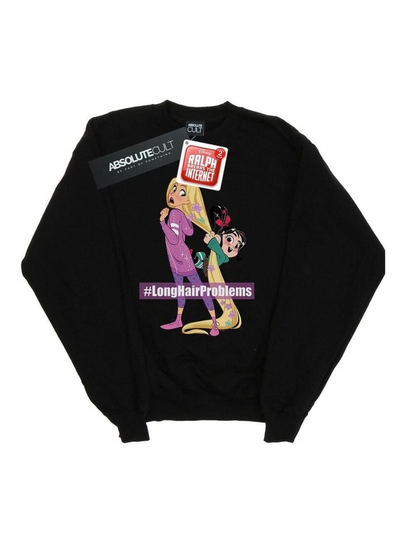 Disney - Sweat WRECK IT RALPH Noir - Kiabi