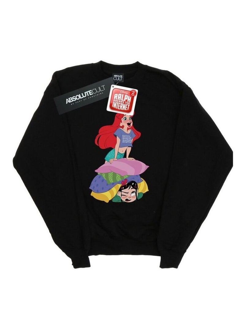 Disney - Sweat WRECK IT RALPH Noir - Kiabi
