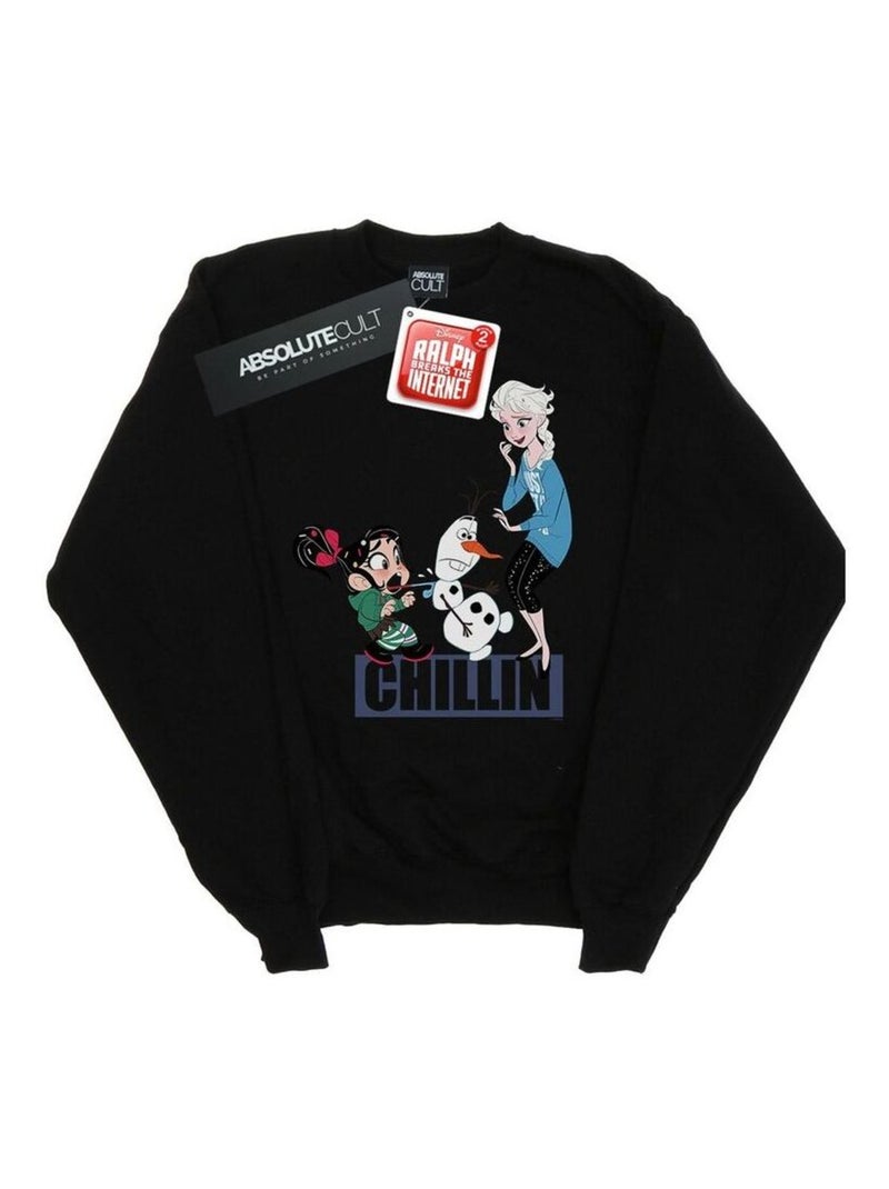 Disney - Sweat WRECK IT RALPH Noir - Kiabi