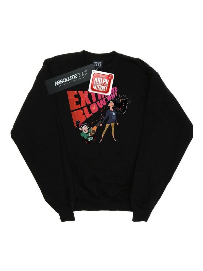 Disney - Sweat WRECK IT RALPH Noir - Kiabi