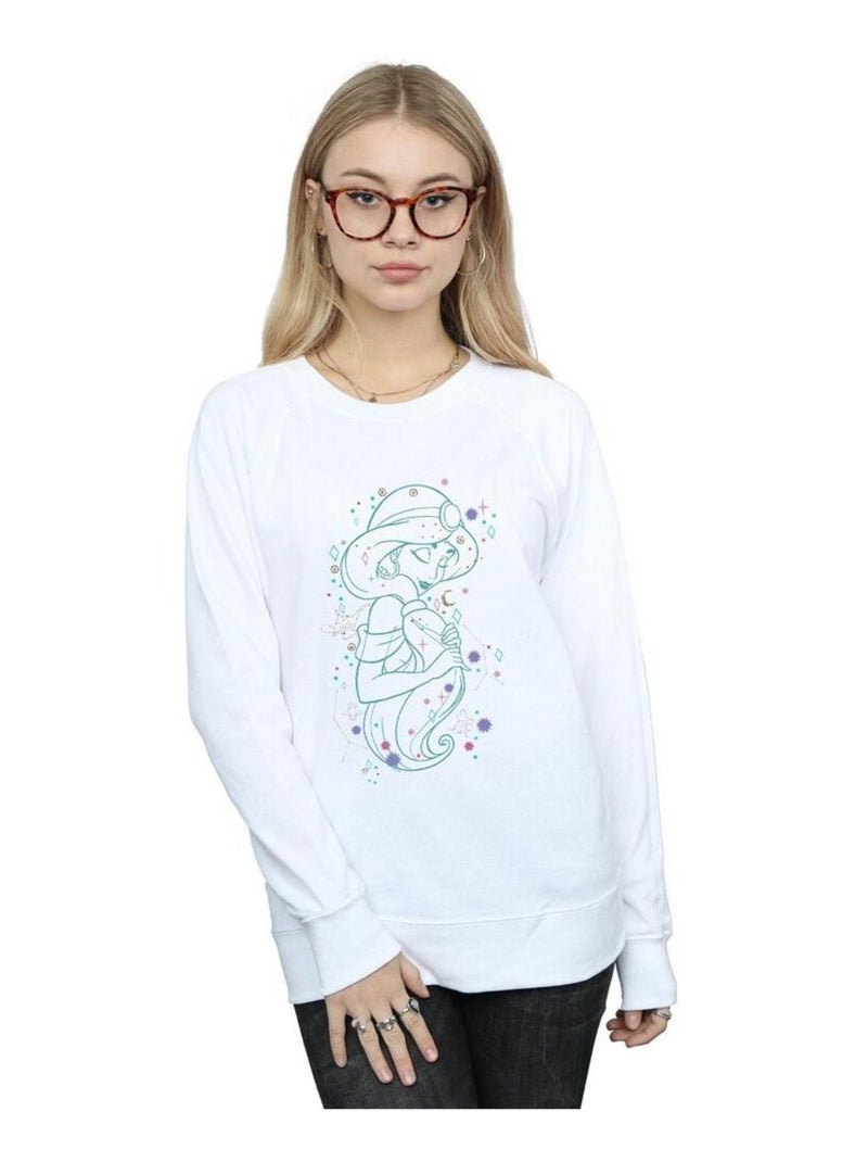 Disney - Sweat WRITTEN IN THE STARS Blanc - Kiabi