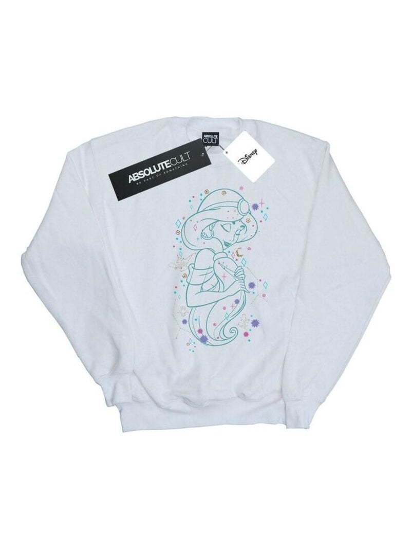 Disney - Sweat WRITTEN IN THE STARS Blanc - Kiabi