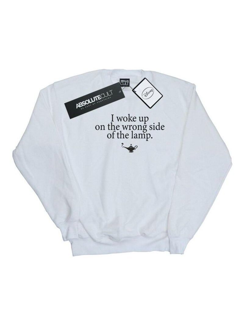 Disney - Sweat WRONG SIDE OF THE LAMP Blanc - Kiabi