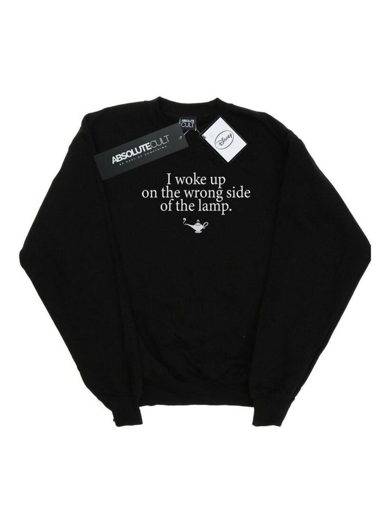 Disney - Sweat WRONG SIDE OF THE LAMP Noir - Kiabi