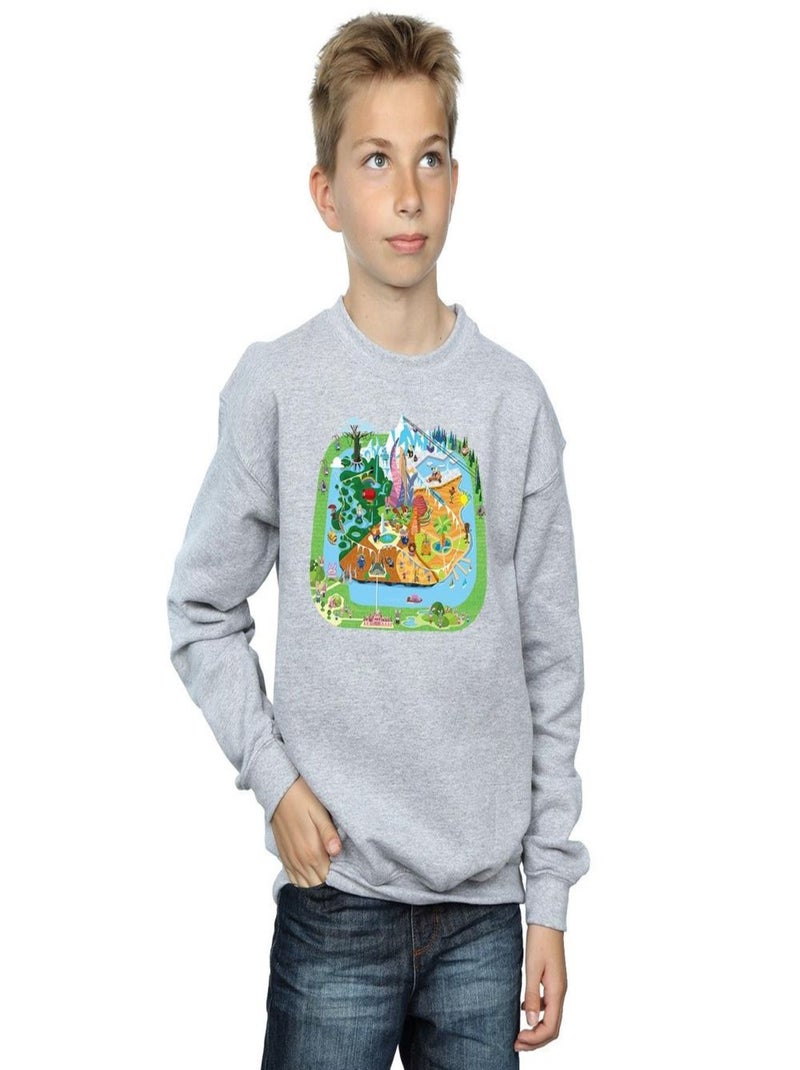 Disney - Sweat ZOOTROPOLIS Gris chiné - Kiabi
