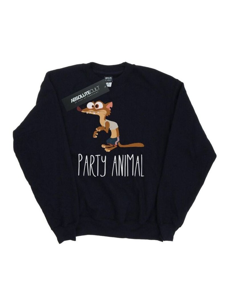 Disney - Sweat ZOOTROPOLIS PARTY ANIMAL Noir - Kiabi