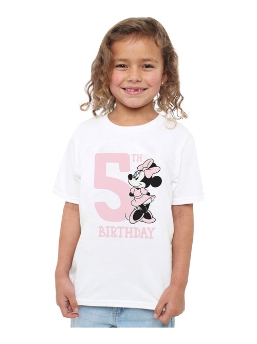 Disney - T-shirt 5ème anniversaire motif Minnie Mouse - Kiabi