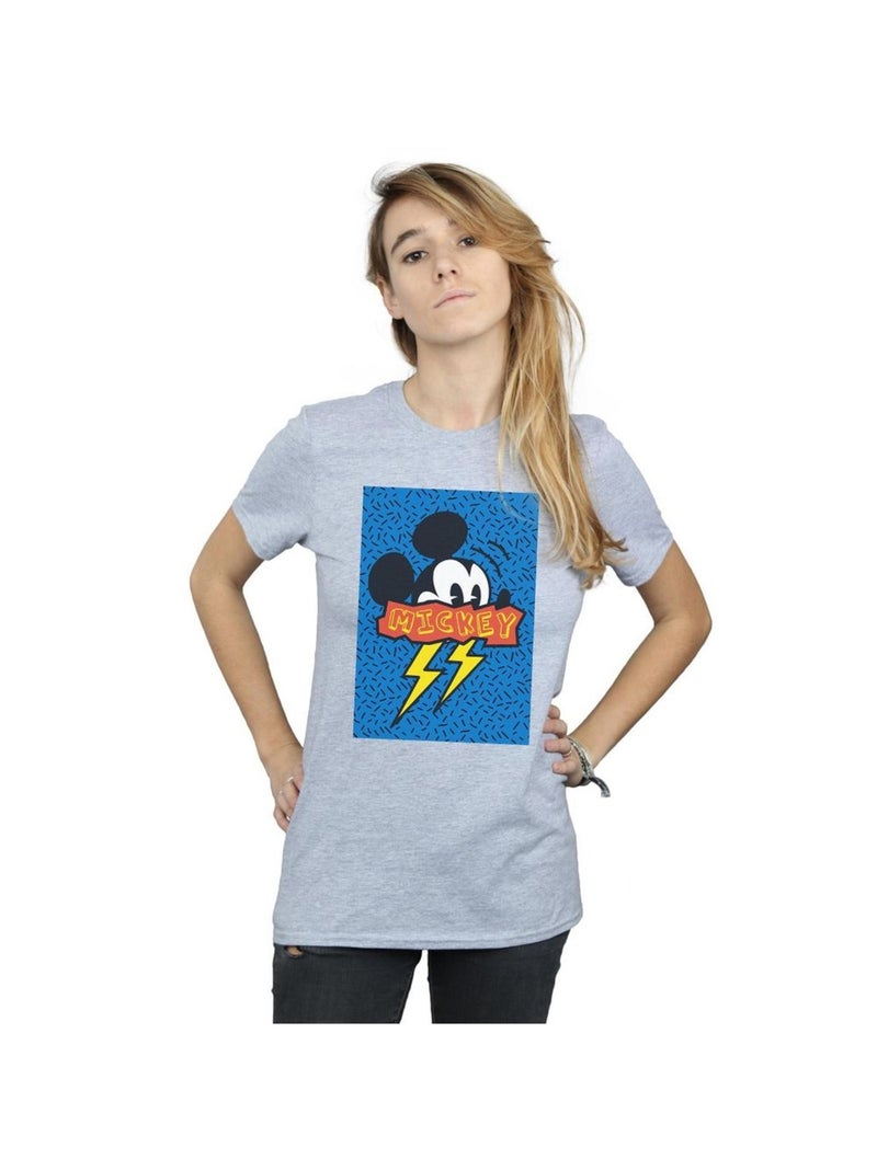 Disney - T-shirt 90S Gris chiné - Kiabi