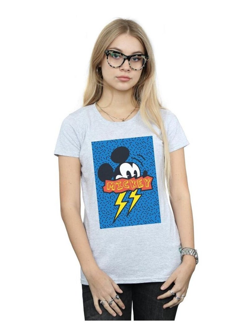 Disney - T-shirt 90S Gris chiné - Kiabi