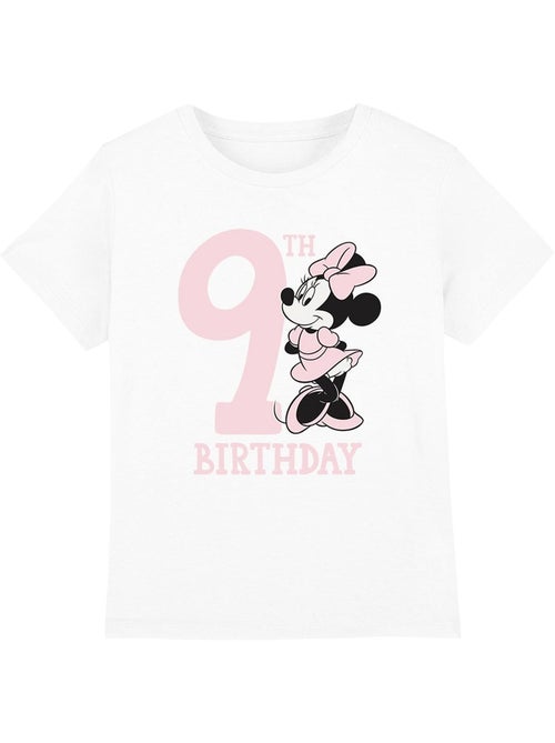 Disney - T-shirt 9ème anniversaire motif Minnie Mouse - Kiabi