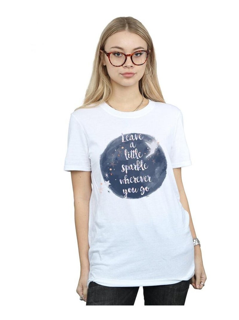 Disney - T-shirt A LÇaTLE SPARKLE Blanc - Kiabi