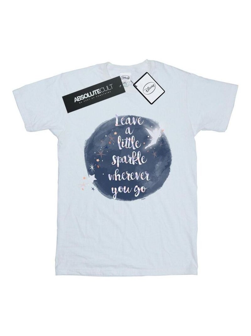 Disney - T-shirt A LITTLE SPARKLE Blanc - Kiabi