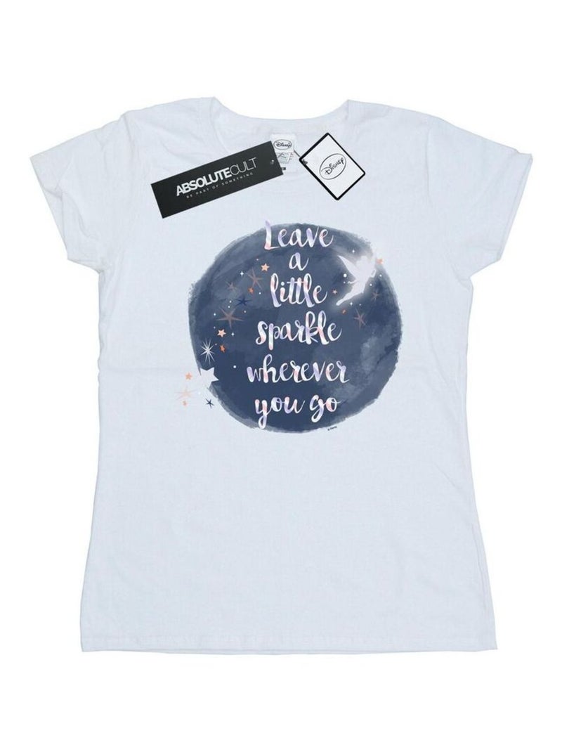 Disney - T-shirt A LITTLE SPARKLE Blanc - Kiabi