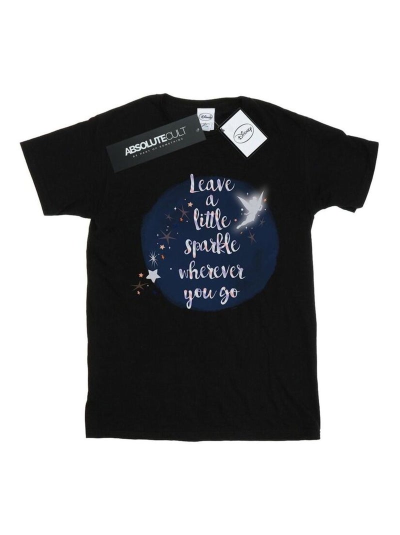 Disney - T-shirt A LITTLE SPARKLE Noir - Kiabi