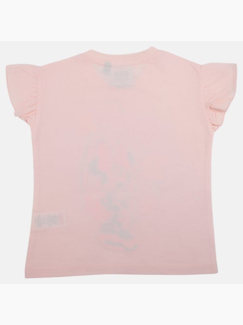 Disney - t-shirt à manches volantées imprimé, col rond - Kiabi Disney - t-shirt à manches volantées imprimé, col rond - Kiabi