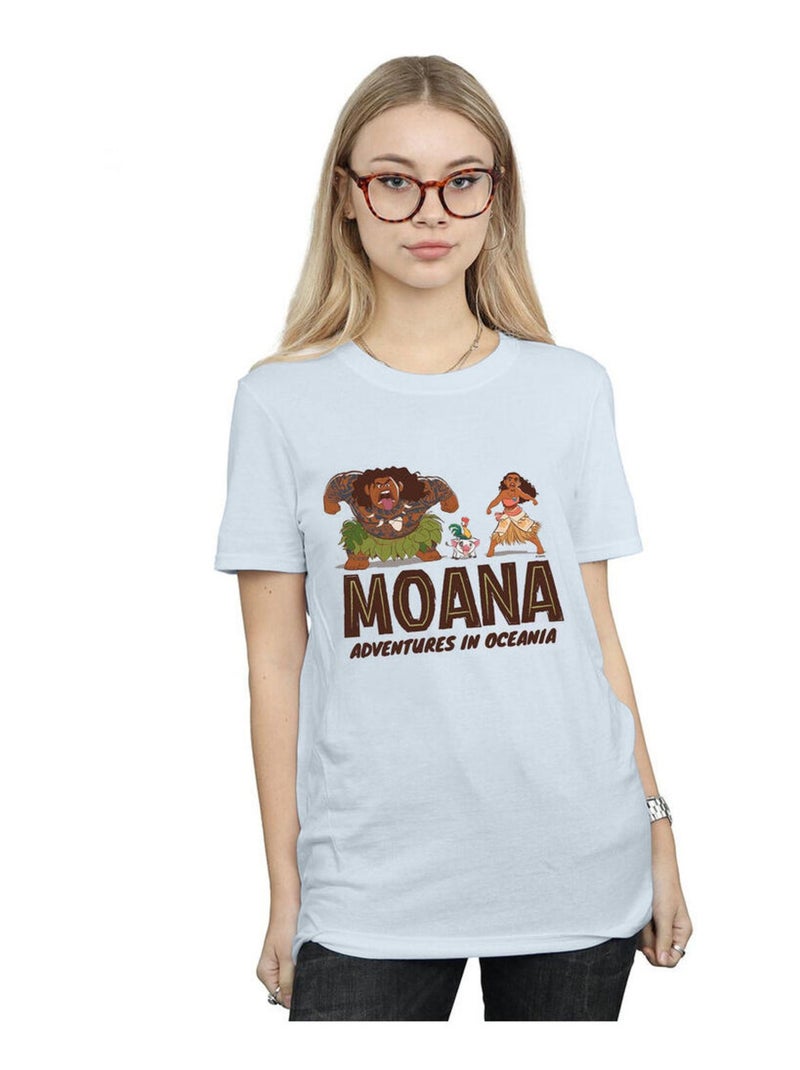 Disney - T-shirt ADVENTURES IN OCEANIA Blanc - Kiabi