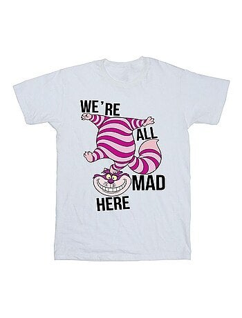 Disney - T-shirt Alice au Pays des Merveilles ALL MAD HERE