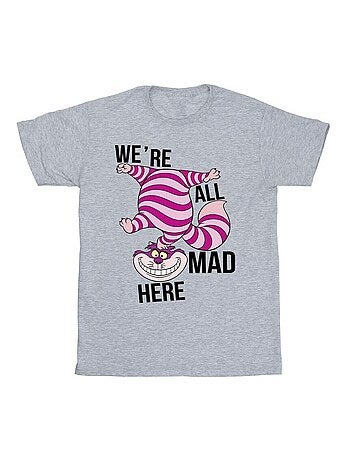 Disney - T-shirt Alice au Pays des Merveilles ALL MAD HERE