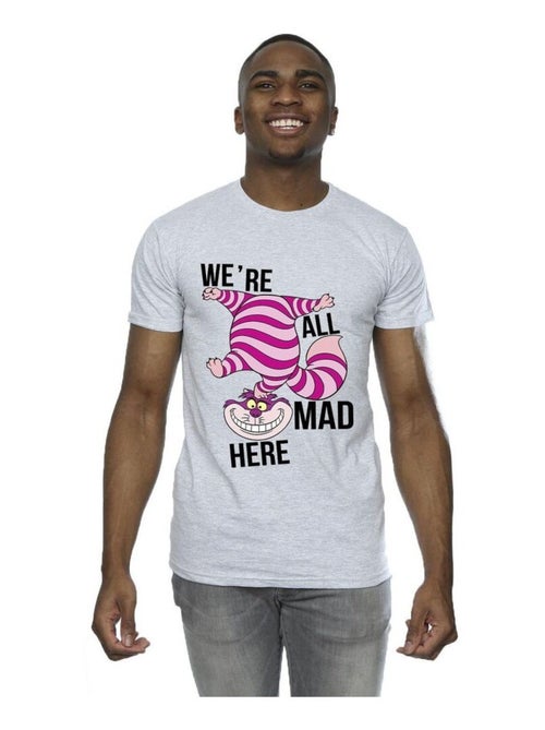 Disney - T-shirt Alice au Pays des Merveilles ALL MAD HERE - Kiabi